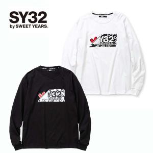 く*ん様 未使用品　sy32 by sweet years ブラック　総柄　Lサ SY32 by SWEET YEARS（エスワイサーティトゥバイスィートイヤーズ