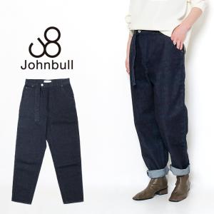 Johnbull（ジョンブル） デニム タック テーパード パンツ ユーズド