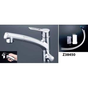 KM5061NSC　KVK　ビルトイン浄水器付シングルレバー式シャワー付混合栓　（Z38450付）