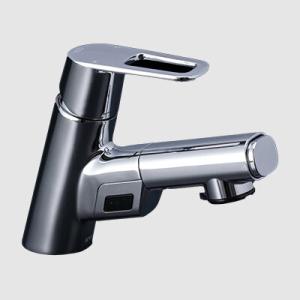 FSL150DDEFT　KVK　シングルシャワー付混合栓（センサー付）（ｅレバー）電池