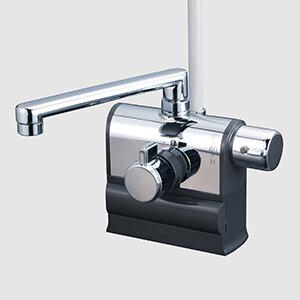 KVK FTB200DP1R2 KVK デッキ形サーモスタット式シャワー（取付ピッチ