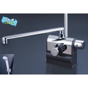 KF3008RR3　KVK　デッキ形サーモスタット式シャワー　300mmパイプ　右ハンドル仕様