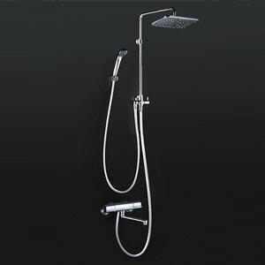 KF3110　KVK　オーバーヘッドシャワー付サーモ(角型)（170mmパイプ付）右仕様 （旧品番：...