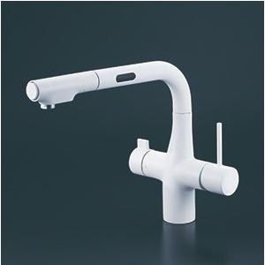 KVK KM5081TF KVK シングルシャワー付混合栓(260mmパイプ付) : 蛇口屋