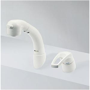 KVK洗面化粧台用シャワー水栓 KVK 水栓金具【KM8039ZN】洗面用水栓 傾斜水栓 シングル洗髪シャワー