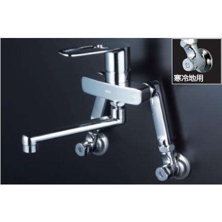 MSK110KELT　KVK　シングルレバー式混合栓　延長ソケット150mm付　　一般地用