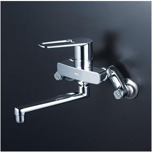 MSK110KER2T　KVK　シングル混合栓（ｅレバー）　240mmパイプ付