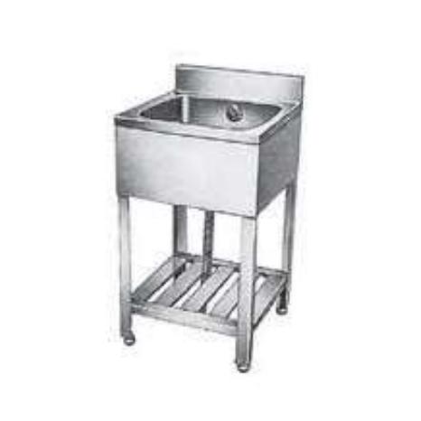 【法人様限定】1S-1260　ニッサンハロー　ステンレス製全槽シンク（板金タイプ）