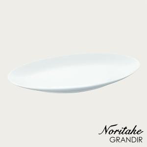 アンサンブルホワイト 22.5cmディーププレート ノリタケ