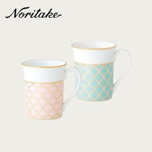 ノリタケ エターナルパレス カップ＆ソーサー ペア（色変り） 〈1742