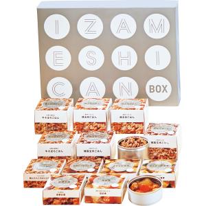 IZAMESHI CAN BOX 12缶セット 保存食セット 保存食 おかず 防災食 防災 非常食｜jyoei