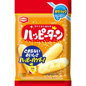 亀田製菓 ハッピーターンポケパック おかき・あられ 〈40049〉｜jyoei