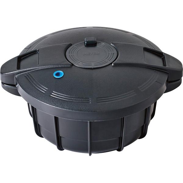 マイヤー 電子レンジ圧力鍋 ブラック 〈MPCー2.3BK〉 電子レンジ用調理器具