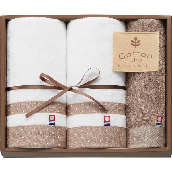コットンライン フェイス・ハンドタオルセット 〈CT9030〉 タオルセット