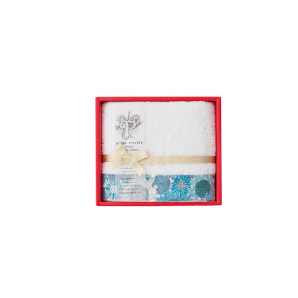 プリマロゼッタ フェイスタオル ブルー 〈PR-2412-BL〉 SG-r8a