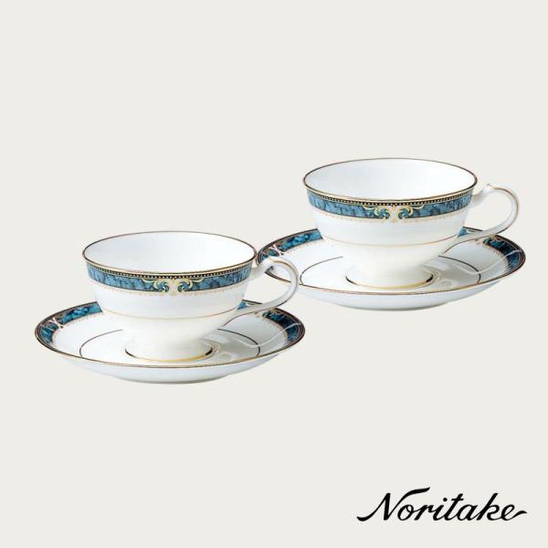 エセックスコート カップ＆ソーサーペア 〈4727L/P97221〉 ノリタケ Noritake 正...