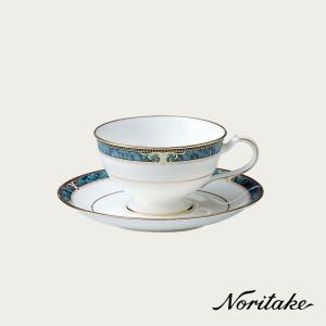 エセックスコート カップ＆ソーサー 〈4727L/T97221〉 ノリタケ Noritake 正規品 碗皿 結婚祝い 新築祝い 引っ越し祝い ギフト｜愛dealギフト ヤフーショップ