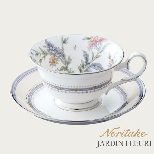 ジャルダン フルーリ カップ＆ソーサー 〈4910L/T50717A〉 ノリタケ Noritake ...