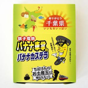 銚子電鉄 バナナ車掌のバナナカステラ 8本入 食品 カステラ スイーツ 銚電 ちょうでん 銚子 astk