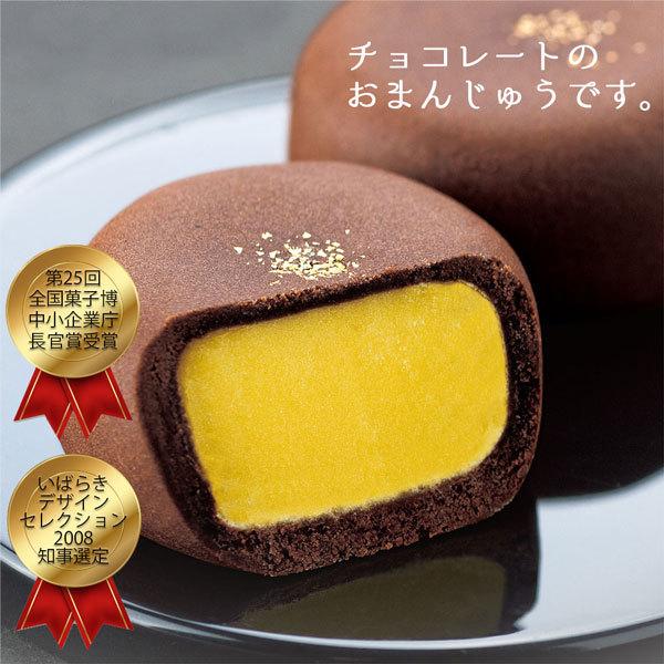 チョコレートまんじゅう 天満月 あまみつき 5個入り 個包装 創業1852年 水戸名菓 亀じるし 父...