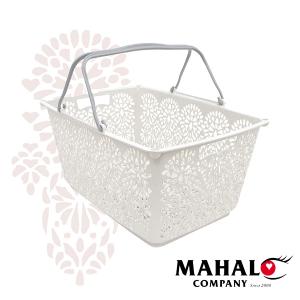 当日出荷 フローラホワイト マハロ バスケット MAHALO BASKET 長方形型