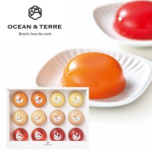 OCEAN＆TERRE オーシャンテール Premium フルーツゼリー セットD プレミアム詰め合わせ おしゃれギフト のし ラッピング メッセージカード 手提げ袋 無料