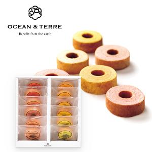 OCEAN＆TERRE オーシャンテール Premium フルーツバームセットC プレミアム バウムクーヘン おしゃれギフト のし ラッピング メッセージカード 手提げ袋 無料