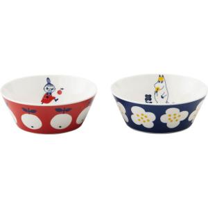 ペアボウルセット(リトルミイ・スノークのおじょうさん) MOOMIN ムーミン 〈MM032-4-79〉 山加商店 ムーミン お皿 グッズ ボウル ペア 北欧 13cm