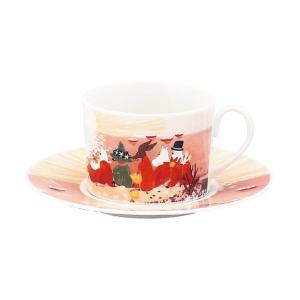 当日出荷 カップ＆ソーサー (夕日) MOOMIN ムーミン ルオント 〈MM3202-28〉 山加...