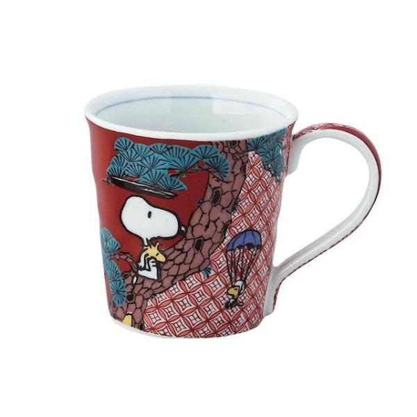 マグ (赤絵) (単品) SNOOPY スヌーピー 九谷焼 〈SN362-11〉 山加商店 スヌーピ...