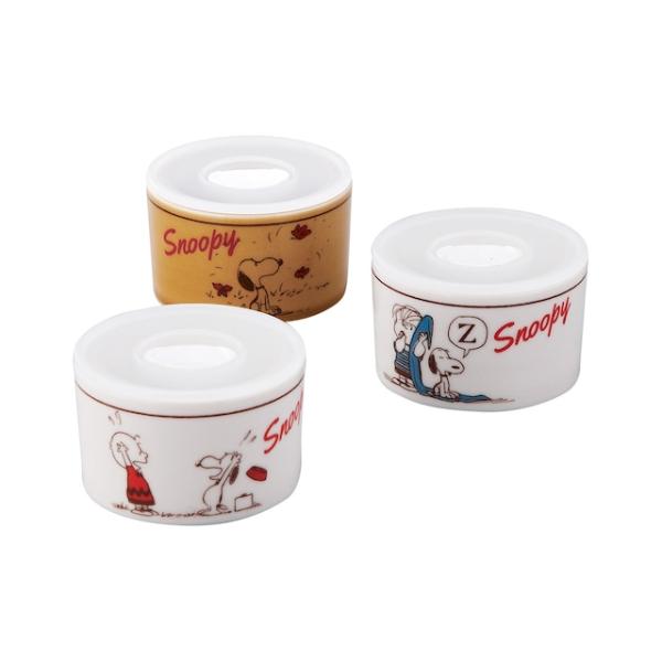 トリオレンジセット スヌーピー SNOOPY レトロ 〈SN920-82-S3〉 食器 セット 保存...