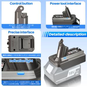 ダイソン Dyson V6 マキタ 変換 アダ...の詳細画像2