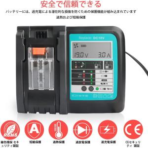 Waitley マキタ 18V 充電器 互換 ...の詳細画像3