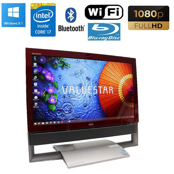 値下げ あすつく 中古 一体型 NEC VALUESTAR VN770/R ブラック/ホワイト/レッ...