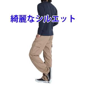 カーゴパンツ メンズ イージーパンツ ウエスト...の詳細画像3