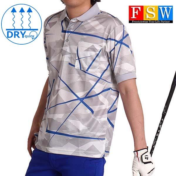 ゴルフウェア メンズ ポロシャツ 半袖 シャツ tシャツ 速乾 ドライ ストレッチ 春 夏 激安 コ...