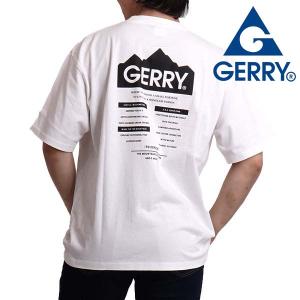 tシャツ メンズ 半袖 ブランド 綿100% ジェリー gerry 夏 春 インナー クルー 丸首 キャンプ アウトドア outdoor GE24SU12｜jyougeya