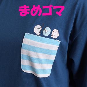 まめゴマ メンズ 半袖 tシャツ レディース ユニセックス 男女兼用 ゆったり 夏 母の日 父の日 ゴマちゃん