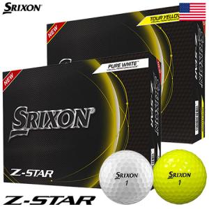スリクソン SRIXON 2023 Z-STAR ゼットスター 3ピース ウレタンカバー ゴルフボール 1ダース（12球入）USA直輸入品 USモデル
