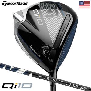 テーラーメイド Qi10 ドライバー メンズ 右用 FUJIKURA VENTUS TR BLUE カーボン TaylorMade 2024年モデル USA直輸入品｜jypers