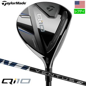 テーラーメイド Qi10 フェアウェイウッド メンズ 左用 FUJIKURA VENTUS TR BLUE FW カーボン TaylorMade 2024年モデル USA直輸入品｜jypers