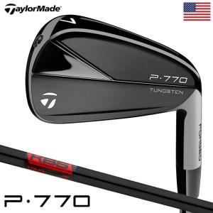 テーラーメイド P770 PHANTOM BLACK IRONS アイアン 7本セット（4-PW）メンズ 右用 KBS TOUR BLACK スチールシャフト 2023年モデル USA直輸入品｜jypers