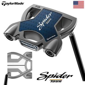 テーラーメイド SPIDER TOUR パター メンズ 右用 KBS BLACK PVD STEPLESS シャフト TaylorMade USA直輸入品 2024年モデル｜jypers