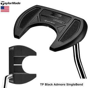 テーラーメイド 2024 TP Black Admore SingleBend パター 右用 TPコレクション ブラック アドモア PUTTER USA直輸入品 USモデル｜jypers