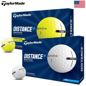テーラーメイド Distance＋ ゴルフボール 1ダース 12球 USA直輸入品 2021 ディスタンス プラス