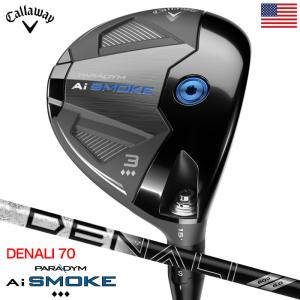 キャロウェイ Paradym Ai Smoke Triple Diamond フェアウェイウッド メンズ 右用 Ai スモーク PROJECT X DENALI BLACK 70 Callaway 2024年モデル USA直輸入品｜jypers