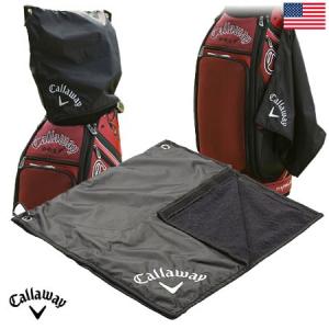 キャロウェイ Callaway Rain Hood Towel ブラック　USA直輸入品 USモデル｜jypers