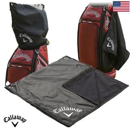 キャロウェイ Callaway Rain Hood Towel ブラック　USA直輸入品