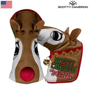 スコッティキャメロン 2022 HOLIDAY RUDOLPH - ブレード型 パターカバー 104717 ホリデー ルドルフ 赤鼻のトナカイ Scotty Cameron USA直輸入品｜jypers