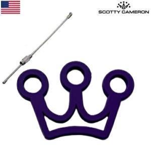 スコッティキャメロン Soft Touch Key Fob Mini Crown 027541 キーフォグ Purple Scotty Cameron USA直輸入品｜jypers